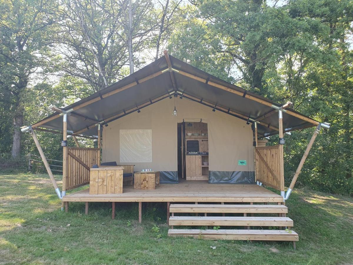 Luxury Safari Tents At Moulin Du Pommier Glamping & Camping Saulgond المظهر الخارجي الصورة