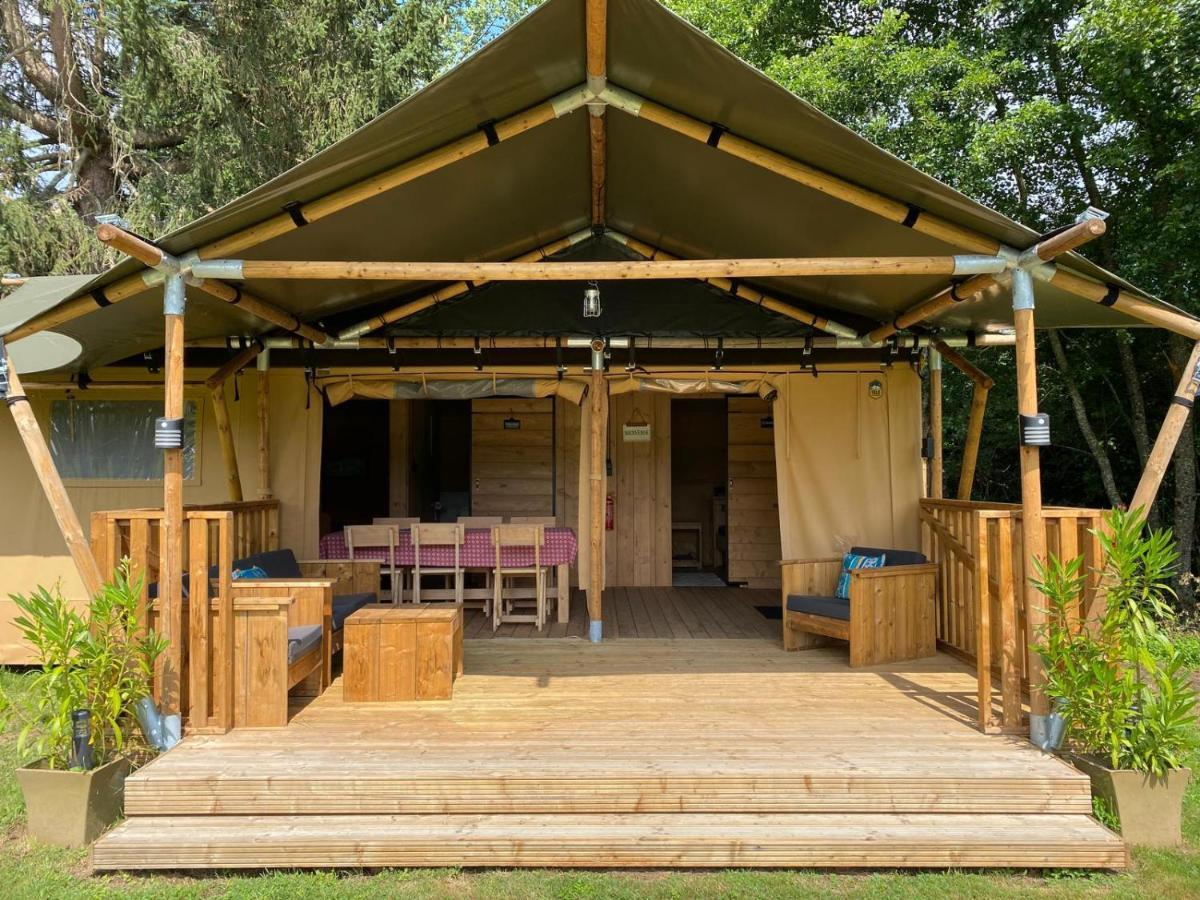 Luxury Safari Tents At Moulin Du Pommier Glamping & Camping Saulgond المظهر الخارجي الصورة
